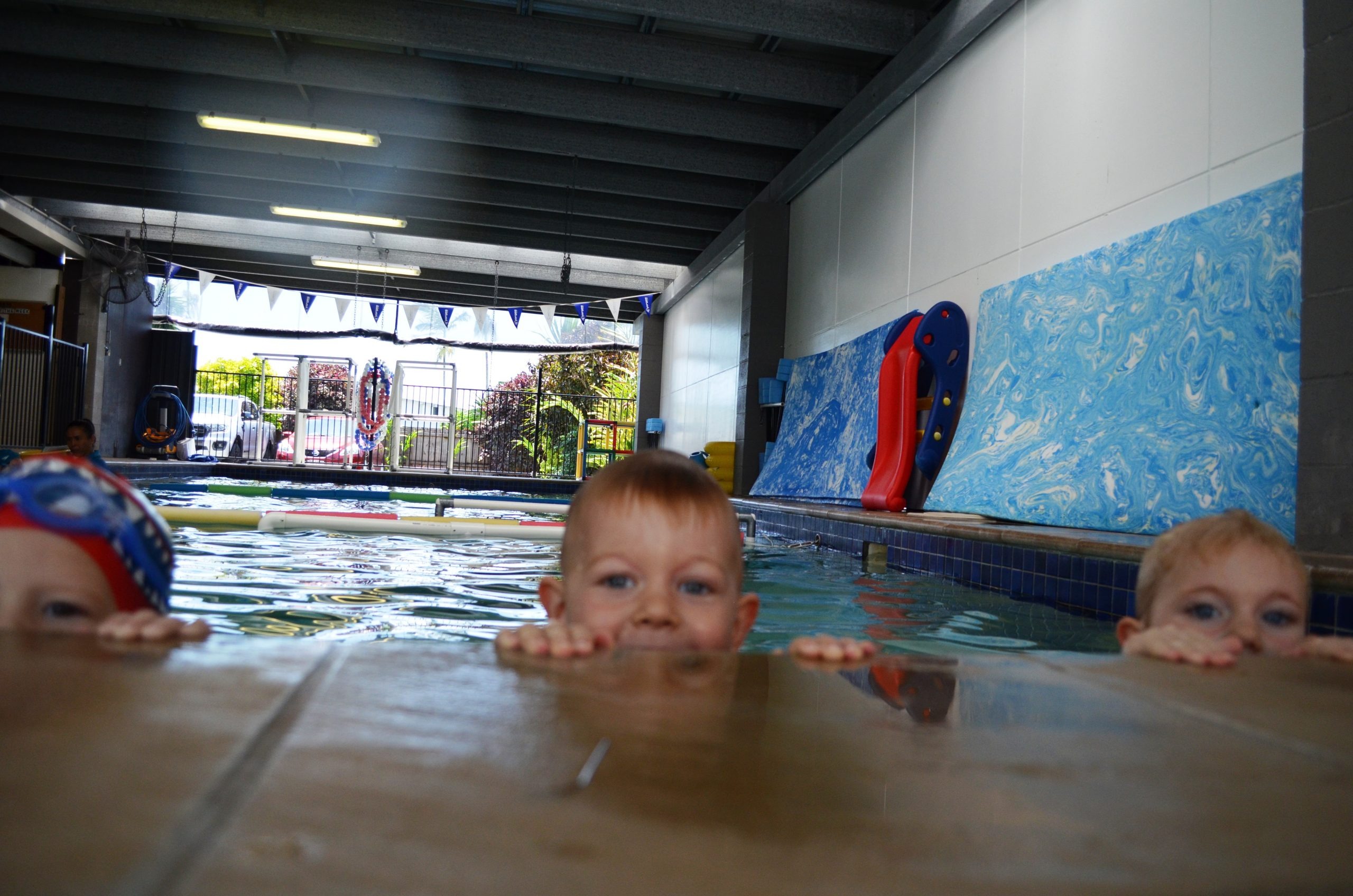 Children in the pool
