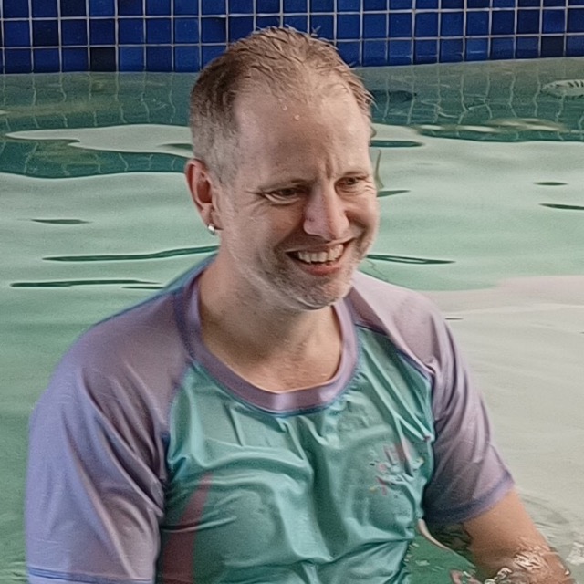 Brent, swim teacher at Little Pearls Swim School Cairns