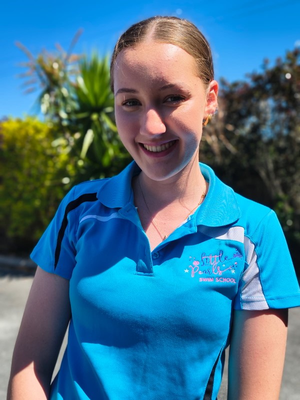 Faith, reception at Little Pearls Swim School Cairns