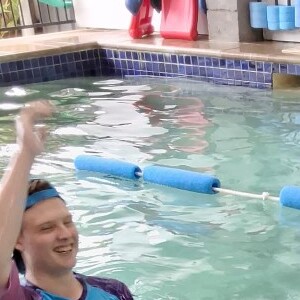 Joshua, swim teacher at Little Pearls Swim School Cairns